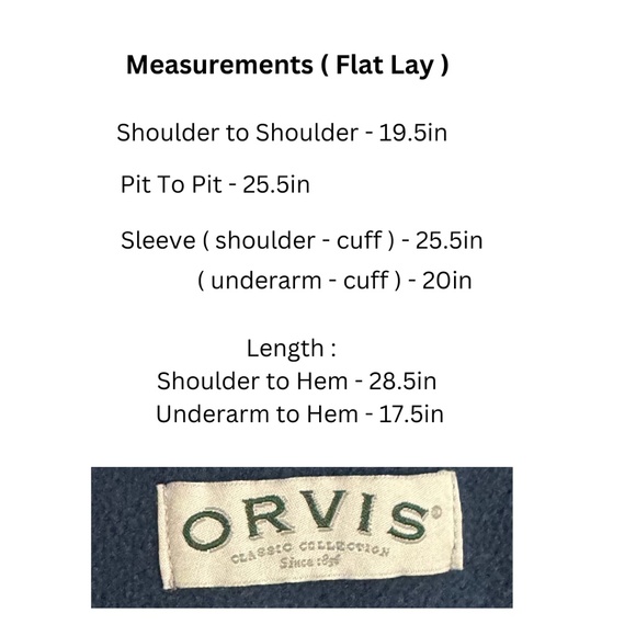 ORVIS Mens Full-Zip Jacket XL / Navy Colorblock Pockets Mock-Neck Logo - Outdoor - Picture 2 of 8